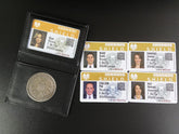 Shield Agents ID Card, S.H.I.E.L.D. Agents Wallet with Metal Badge, ID Card Holder, TV Show Cosplay Movie Props Replica
